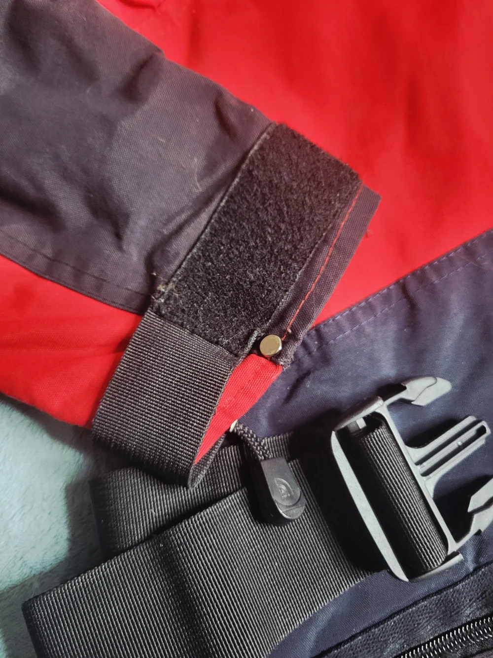 VTG The North Face Steep Tech Apogee Jacket Red Black XL Scot Schmidt Complete